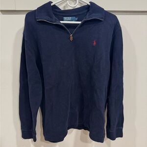 Ralph Lauren Dark Blue Half-Zip Sweater